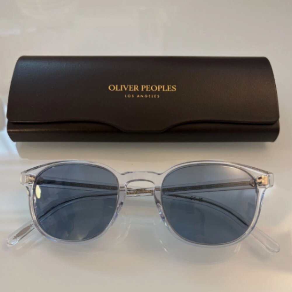 OLIVER PEOPLES Fairmont 49mm SUN in Cobalto Blue MSRP$442 Ryan Reynolds's Fav